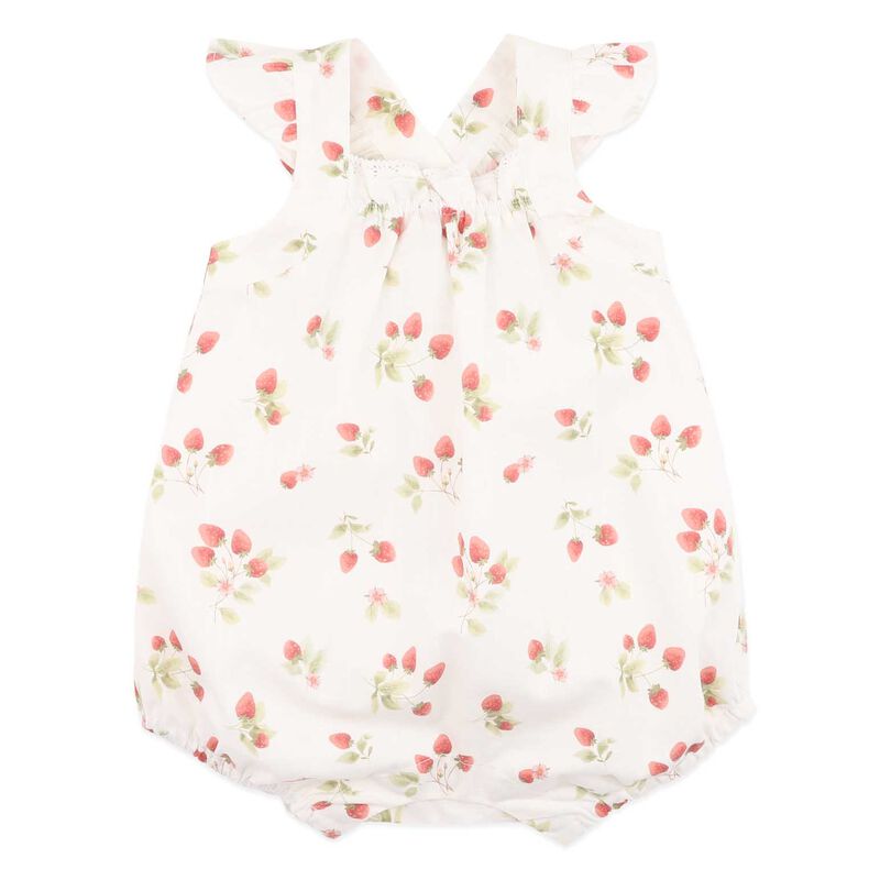 B&eacute;b&eacute; Poppy Strawberry Print Romper image number 0